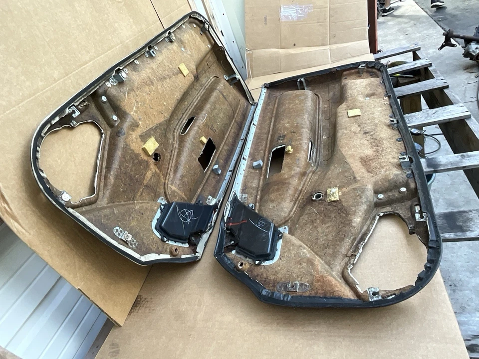 PARA RESTAURACIÓN 1990-1993 Acura Integra cupé 2 puertas paneles paso conductor negro Foto 4 de 4