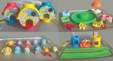 Vintage 1985 Parker Brothers Nerfuls Round Town Assorted Toy Lot - Collectible 