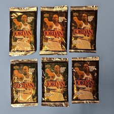 Upper Deck The Jordan Milk Caps NBA Michael Jordan 6 Sealed Packs