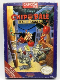 Disney's Chip 'N Dale: Rescue Rangers (Nintendo NES, 1990) CIB Complete - Tested