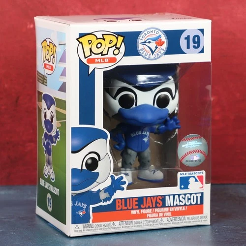 Funko Pop Toronto Blue Jays 19 BJ Birdy Blue Jays Mascot MLB 2019 With Protector