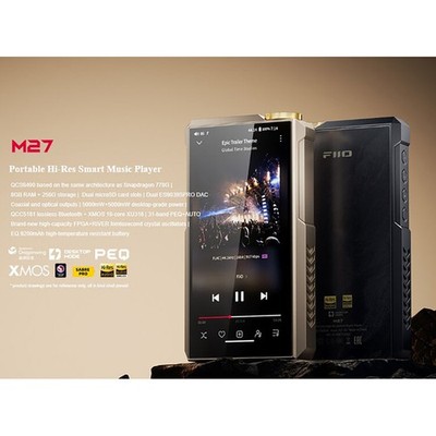 FiiO M27 Portable Hi-Res Music Player (Titanium) | eBay