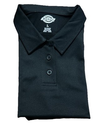 Dickies Men s Black Polo Shirt Size Large NWT