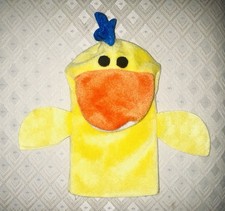 Baby Einstein Vintage HTF Hand Puppet Yellow Ducky aka Quackamus The Duck VGC