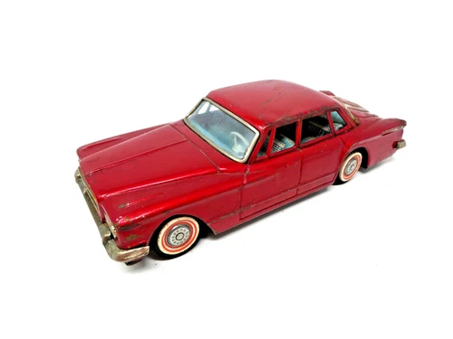 VINTAGE BANDAI JAPAN 1961 CHRYSLER VALIANT TIN FRICTION TOY CAR