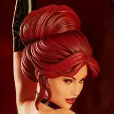 1/6 1/12 1/18 Girl  Black Queen Head Sculpt For 12'' 6'' 3.75'' Female Figure Body