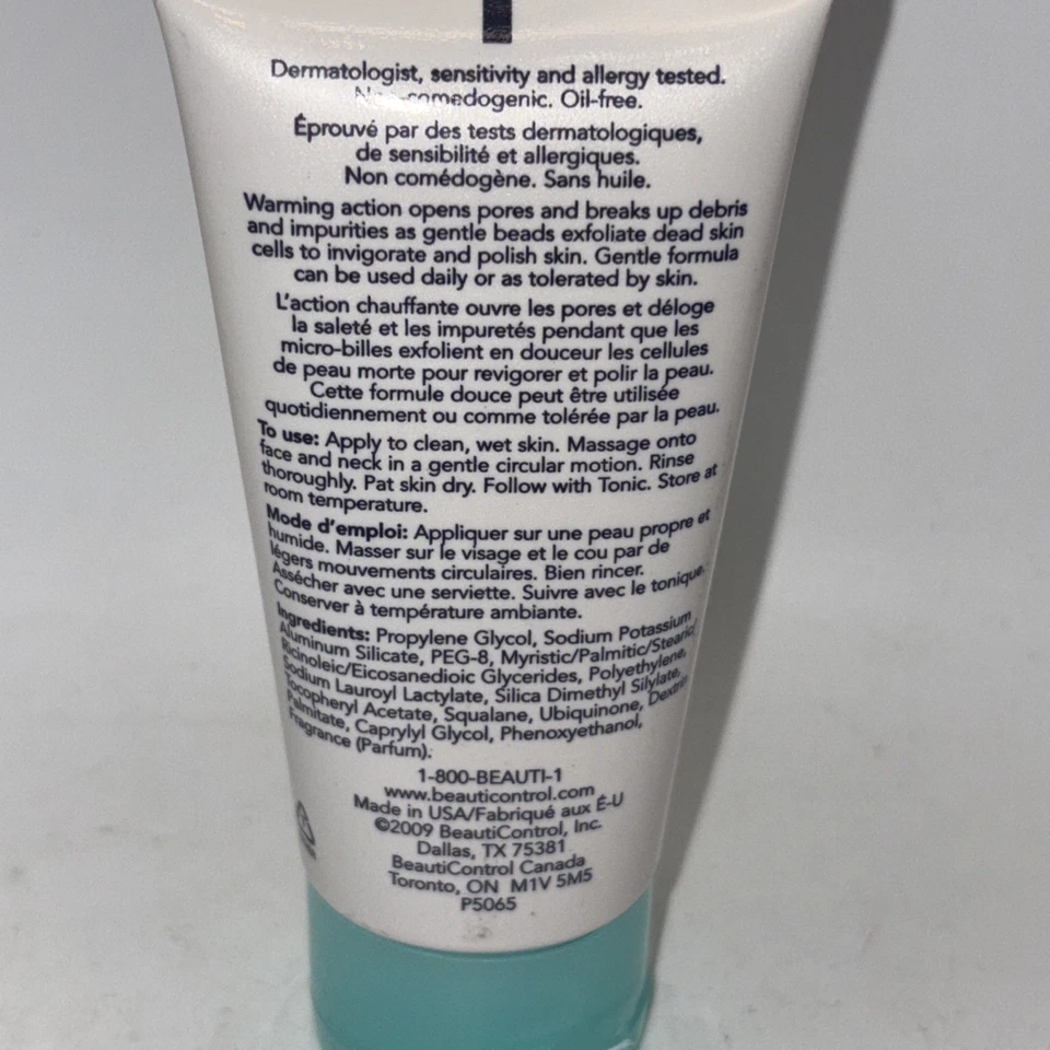 НОВЫЙ тепловой скраб для лица BeautiControl Skinlogics 2,6 унции/75 г - Изображение 4 из 4