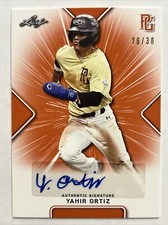 2021 LEAF PERFECT GAME YAHIR ORTIZ AUTO 28/30
