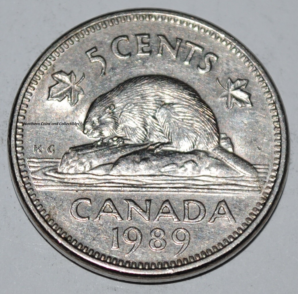 Canada 1989 5 Cents Elizabeth II Canadian Nickel Five Cent | eBay