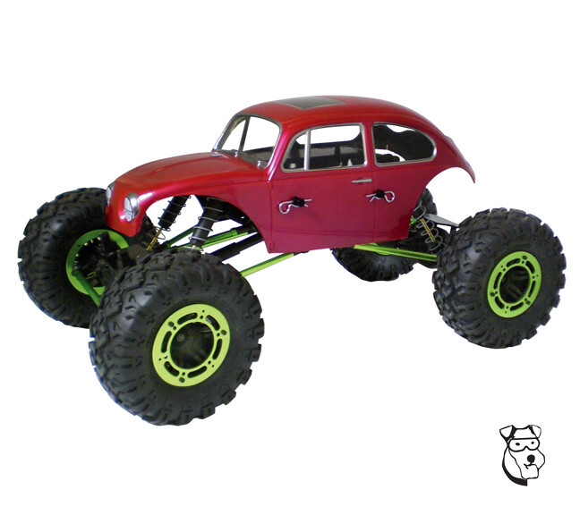 10340 - 1/10 PARMA VW BUG Clear RC Rock Crawler Body Vintage