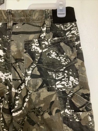 Forever 21 Men's Camo Straight Leg Jeans size 30 High Rise Relax Hip New - Picture 17 of 24