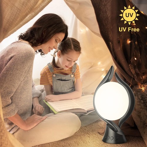LED Lichttherapielampe Tageslichtlampe Timer Touch Dimmbar Halte Gehirn Aktiv - Bild 4 von 23
