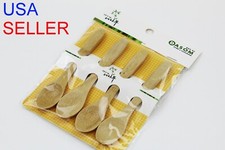 4 Pieces Bamboo Utensil Dessert Wooden Spoons Bamboo Spoons USA Seller