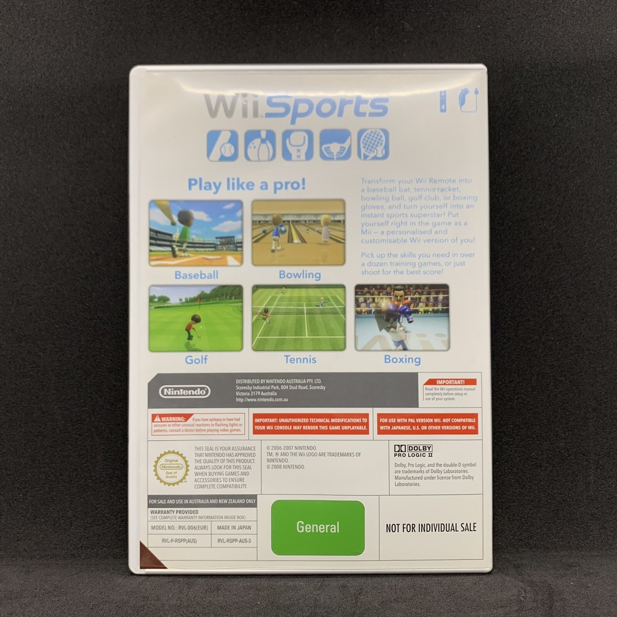 Wii Sports (Nintendo Wii) Complete with Manuals | Tracked Post | eBay