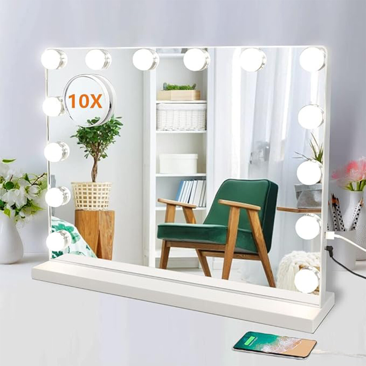 Vanity Light, Hollywood Style Led Vanity Mirror Light Kit 10