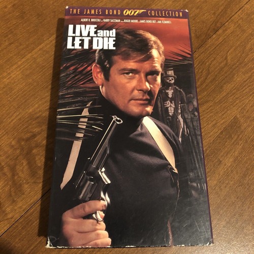 Live and Let Die James Bond VHS Movie Roger Moore Classic Spy Cult Film