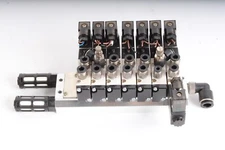 Airtac 6x: 4V110-06 and 1x: 4V120-06 Solenoid Air Valves W/ Manifold