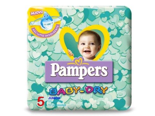 PAMPERS BABY DRY OFFERTA OTTO CONFEZIONI 7/18 Kg. QUARTA MISURA - Foto 1 di 1