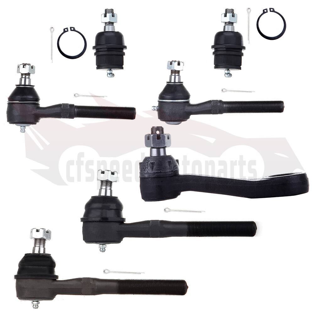 7pcs Front Lower Ball Joints & Tie Rod Ends for 1997-2002 Ford Expedition F-150