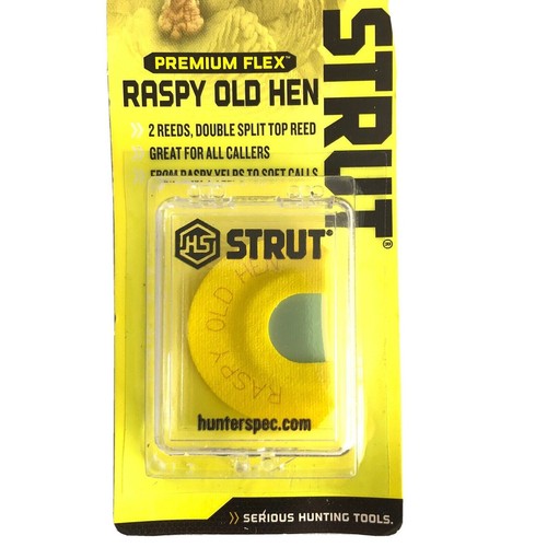 Hunters Specialties HS Strut Diaphragm Turkey Premium Flex Raspy Old Hen NEW - Picture 2 of 4