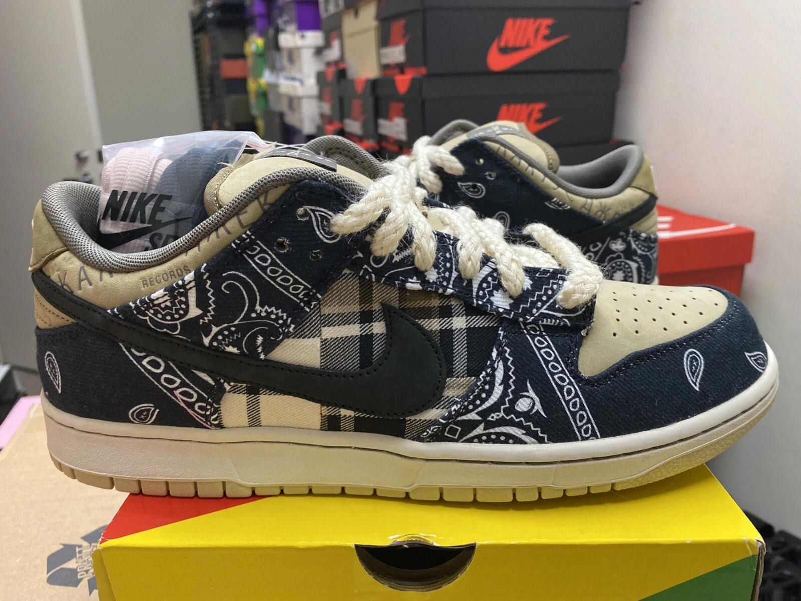 Nike Dunk Low SB Travis Scott Skunk 420 Supreme Dead Huf Grate DS Taille 11,5