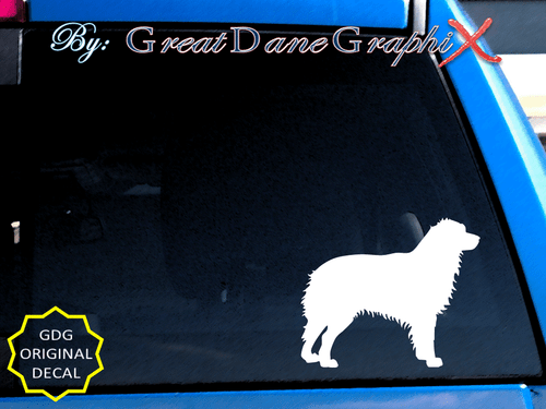 Australian Shepherd -cropped- Vinyl Decal Sticker -Color Choice - HIGH QUALITY - Bild 1 von 2