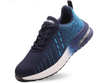 Lightweight Breathable Safety Trainers, Comfortable Steel Toe Cap Work Shoes