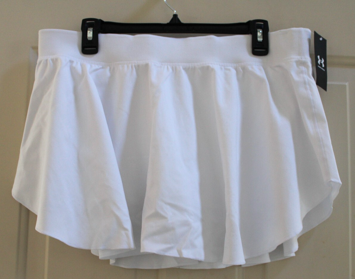 NWT Under Armour Motion Women's XL White Skort 1385111