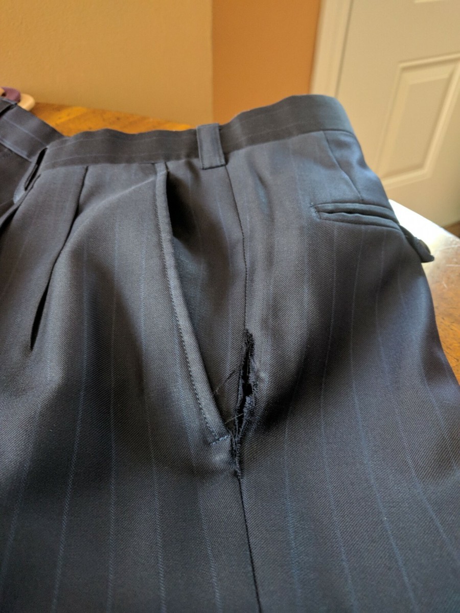 TESSUTO Ermenegildo zegna Navy Blue Stripes Suit ITALY | eBay TESSUTO Ermenegildo zegna Navy Blue Stripes Suit ITALY | eBay