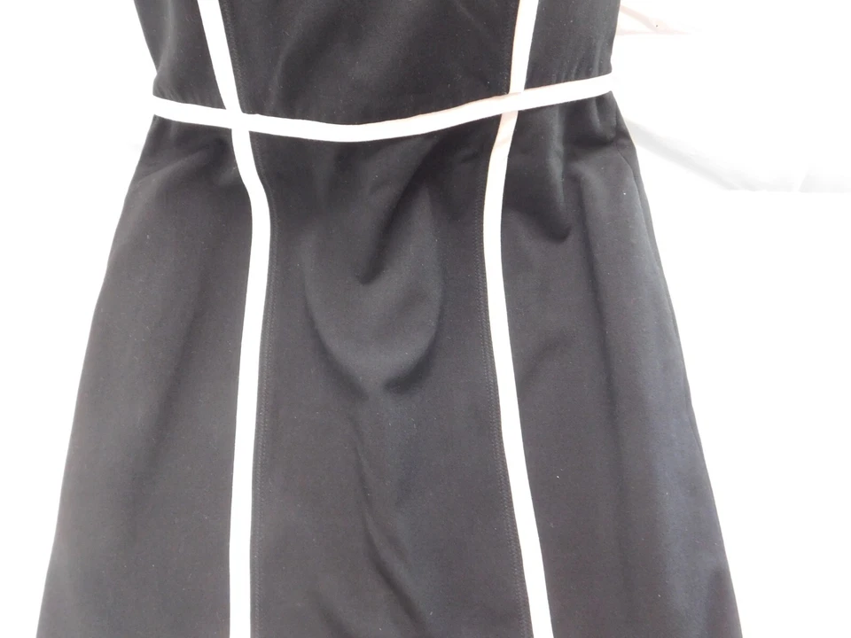 CK Calvin Klein Women Sleeveless Dress Size 6 Black White - Image 3 of 4