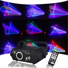 3D Animation Effect RGB Full Color Laser Light DJ Stage Effect Party Club Lights