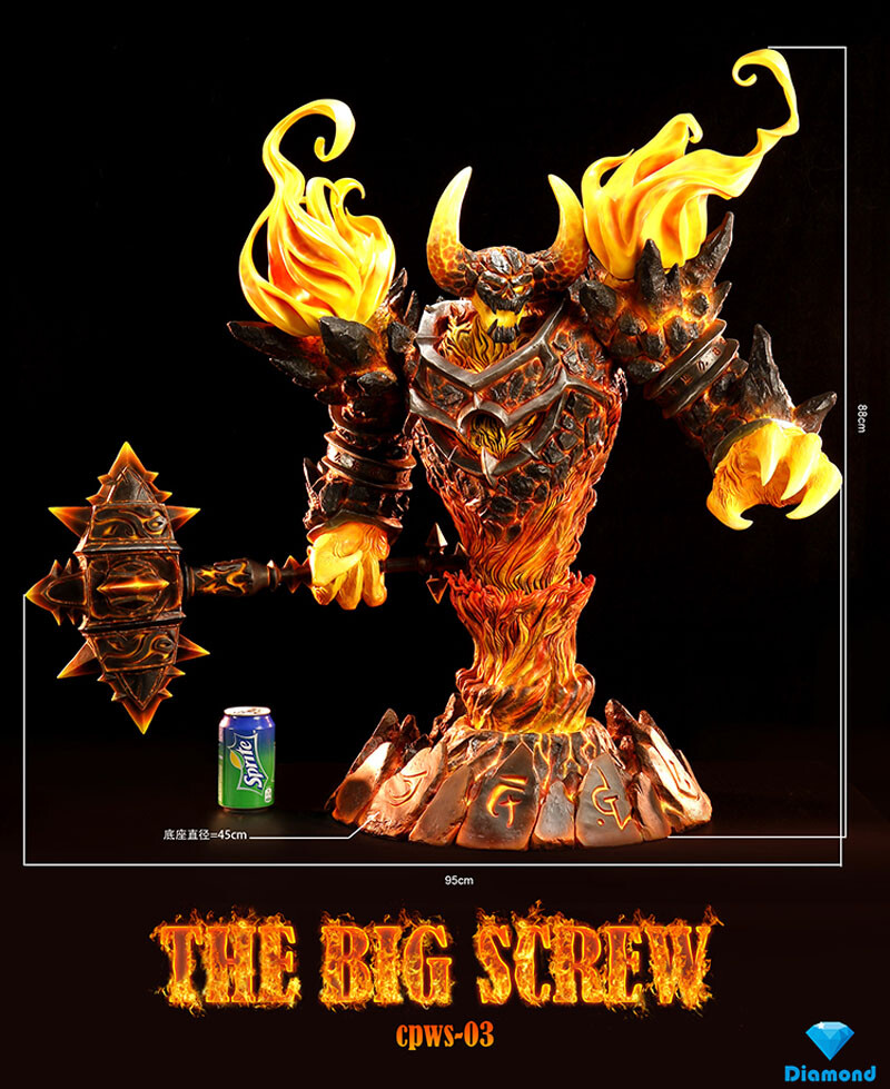 World of Warcraft Ragnaros the Firelord GK Resin Figures Model