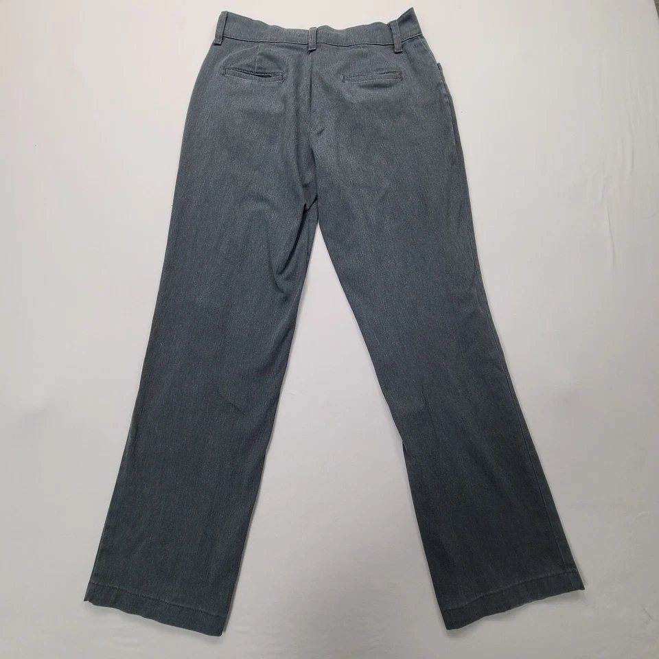Lee Pants Womens 8 Gray Chino Stylish Casual Outdoors Comfort Relaxed Fit Ladies - Image 2 of 4