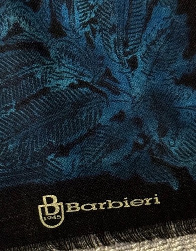 Large Barbieri Shawl Larioseta Hand Made In Italy VTG 100% Lana Wool Excellent - Picture 2 of 6