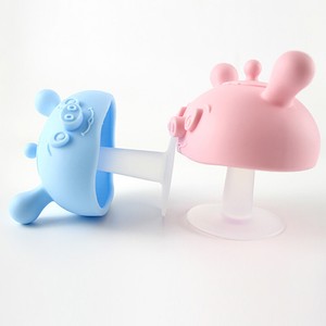 1 2pcs Bebe Silicone Champignon Apaisante Dentition Jouet Des Molaires Sucettesh Ebay
