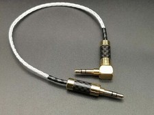 3.5mm to 3.5mm 8n OCC Silver Plated Headphond audio AUX cable