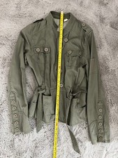 H M Utility Jacket Women Olive Size 2 PreOwned