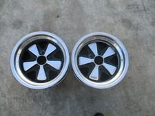 2- Porsche 15 X 8 Polished Fuchs Wheels 911-930 Original Wheels Oem Used