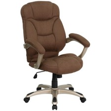 Flash Furniture Brown Microfiber Office Chair, Brown - GO-725-BN-GG