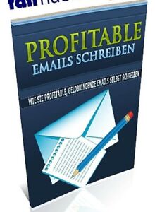 Profitable Emails Schreiben E Book Ebook Geld Verdienen E Mails Neu Plr Lizenz Ebay