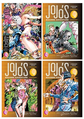 JoJo's Bizarre Adventure Part 5- Golden Wind Series 4 Books