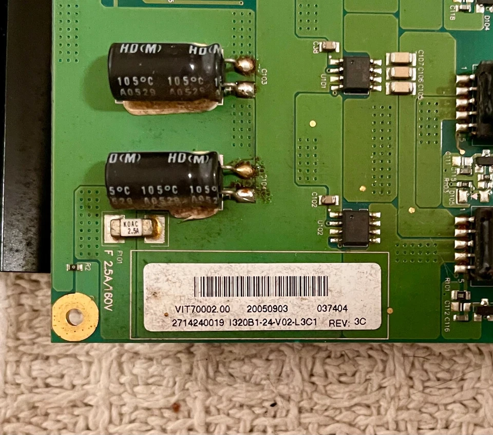 VIT70002.00 REV:5 INVERTER BOARD FOR Wharfedale LCD3210HDAF 32" TVs (LG SAMSUNG) - Image 3 of 3