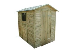 Casetta da giardino per gli attrezzi ARNARA in legno di pino impregnato