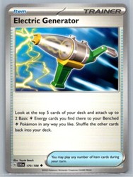 Electric Generator 170/198 Scarlet & Violet Base Set Uncommon Trainer
