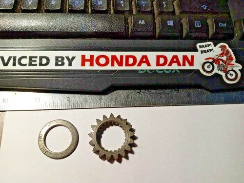 Honda 15130-KF0-000 ATC TRX XR Oil Pump Drive Gear Used Fits 1983-09' 250-350cc - Picture 2 of 8