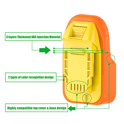 Adapter Converter for ilwaukee 18V Battery to for Ridgid AEG 18v