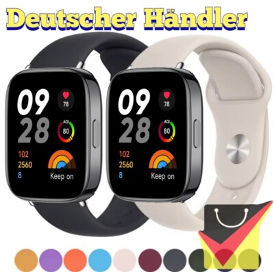 Silikon Sport Armband für Xiaomi Mi Watch Lite 3 / Redmi Watch 3, Band Strap Uhr