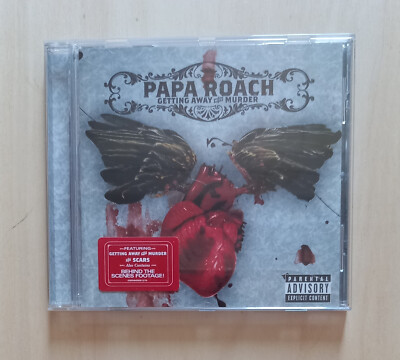 CD Papa Roach Getting Away with Murder and Scars 2004 Eu Geffen