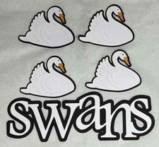 Swans with Title Die Cut Embellishment Scrapbook Zoo Alphabet Park