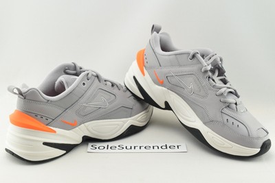 nike tekno grey orange